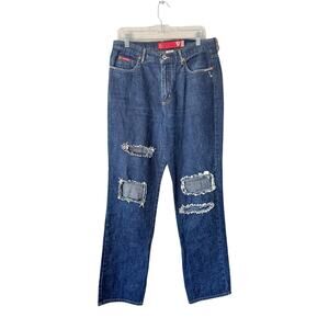 Vintage Guess Beaded Bootcut Jeans Size 32
